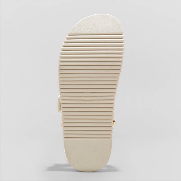 Women’s Jonie ankle strap footbed sandals a new day Off White size 9.5 - Picture 3 of 7